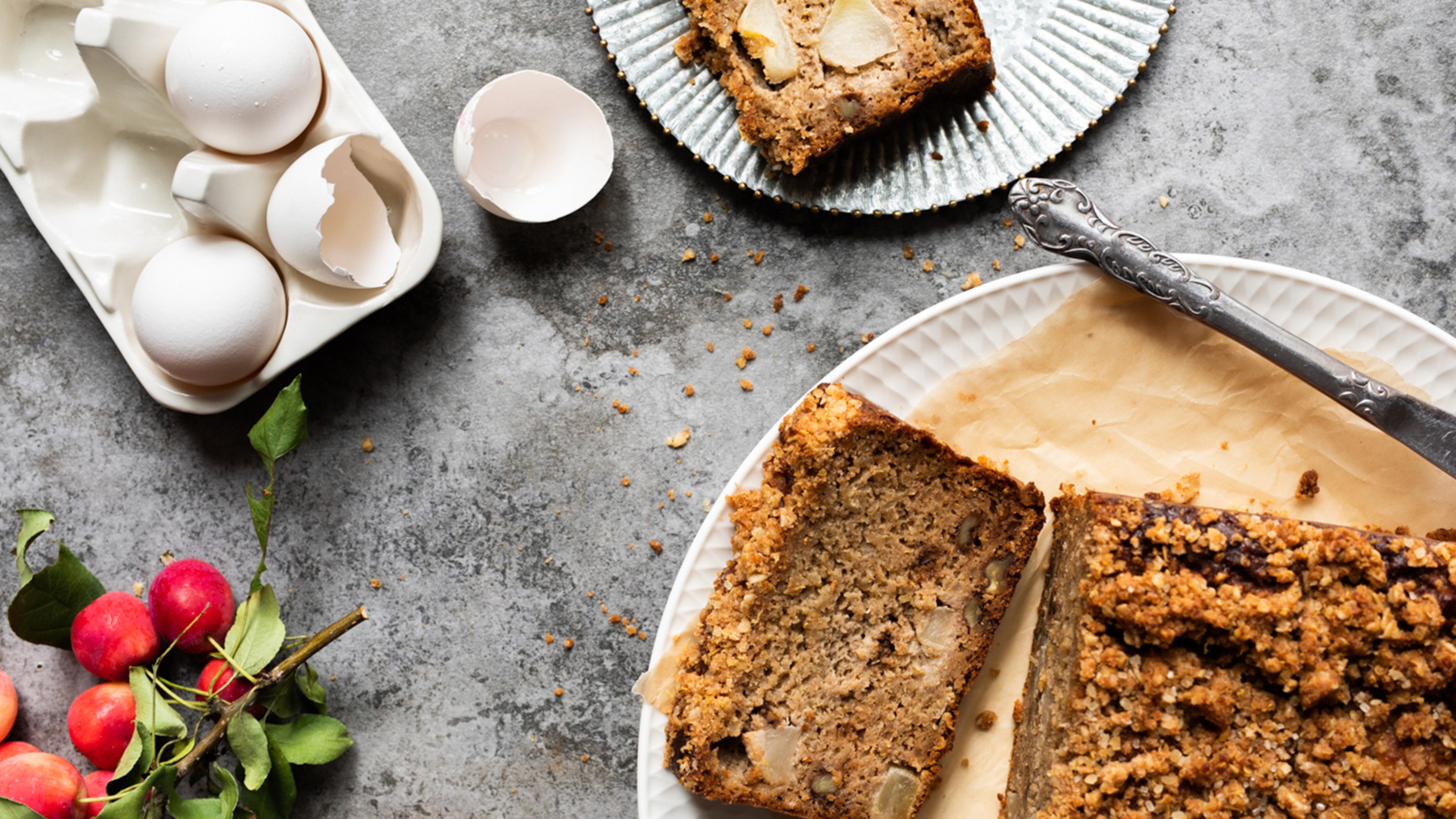 K Pour Katrine Pain Aux Bananes Aux Pommes Et Au Quinoa Ici Tou Tv
