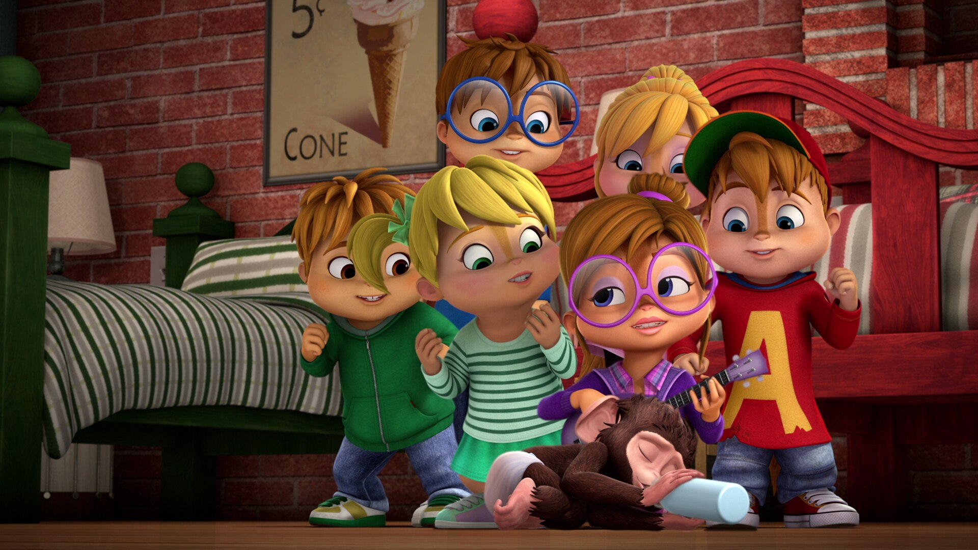 Dessins Animés Alvin Et Les Chipmunks Alvinnn!!! Et les Chipmunks | Saison 4 | ICI TOU.TV